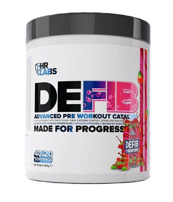 HR Labs Defib Advanced Pre Workout Catalyst, Cherryade - 420g
