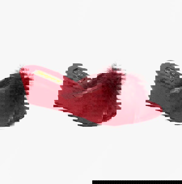 Sleepers ANNE Womens Mules Slippers Burgundy