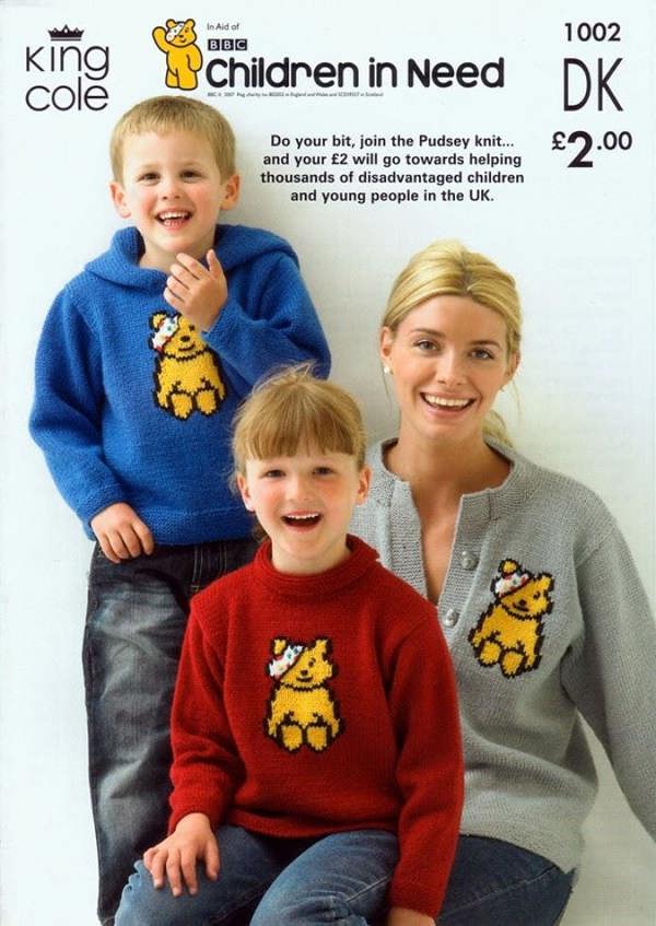 King Cole Knitting Pattern 1002, Cardigans, Sweaters for Kids, Men, Women, 22 - 40 Inches - Advanced