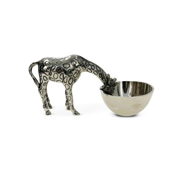 Culinary Concepts Giraffe Nibbles Bowl - Nickel Finish