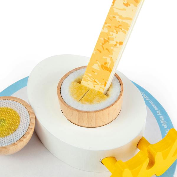 Bigjigs Toys Dippy Egg - Wooden Play Food Set