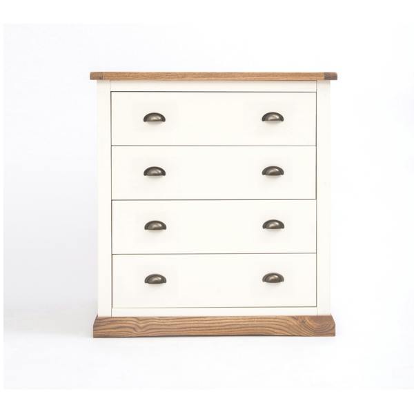 Tropea 4 Drawer Chest of Drawers Brass Cup Handle