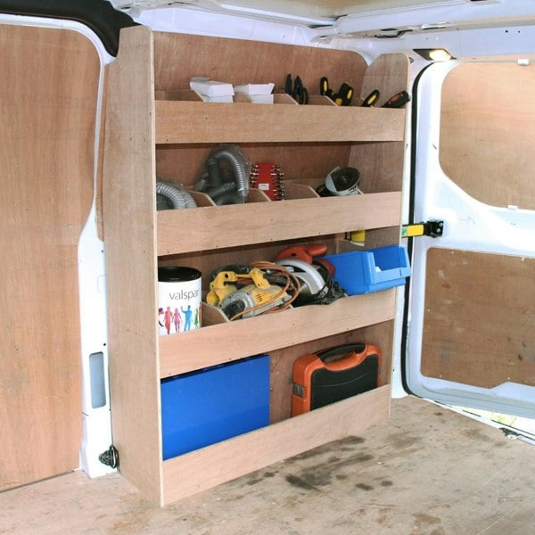 Monstershop Ford Transit Custom Divider Racking & Toolbox Van Racking
