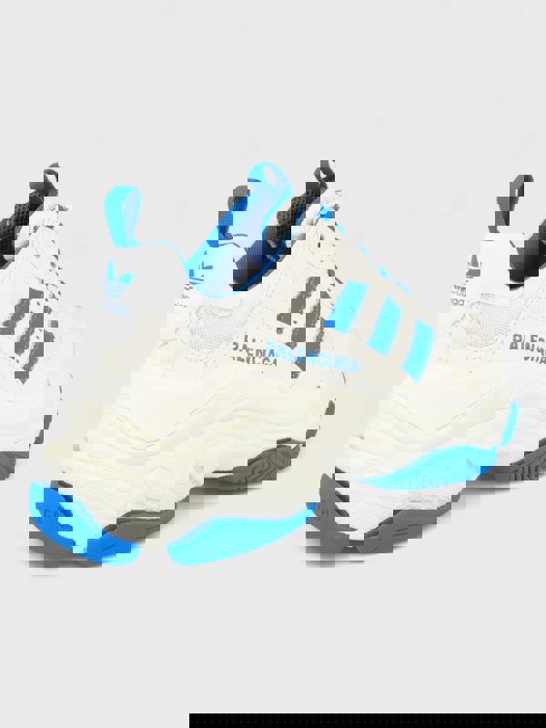 Balenciaga Adidas x Balenciaga Triple S Sneaker White Blue