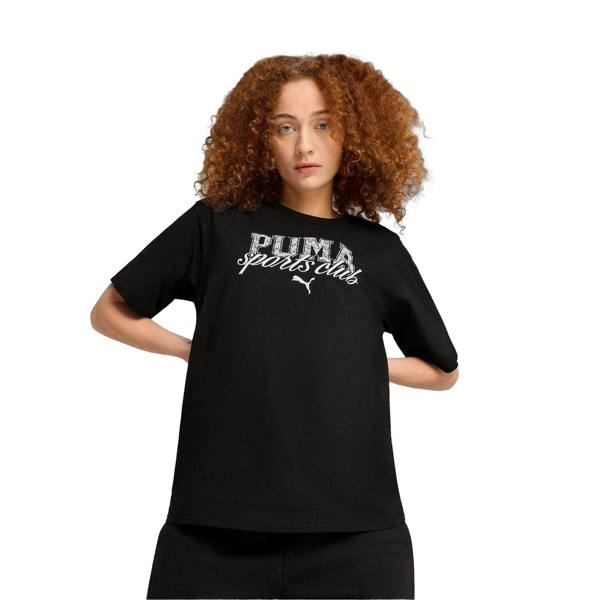 Puma Unisex Adult Relaxed Fit Short-Sleeved T-Shirt - Black - 