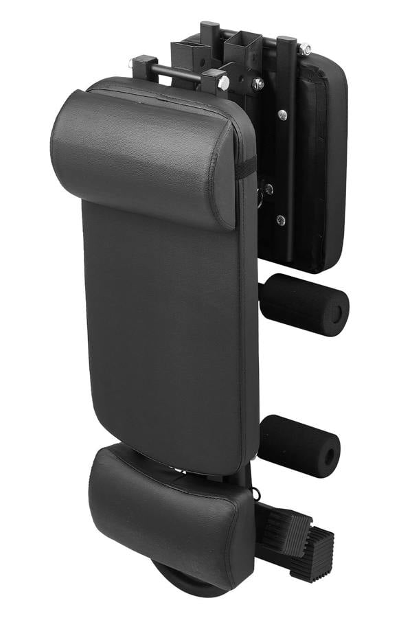 Living and Home Foldable Weight Bench with Lumbar Support & Resistance Bands