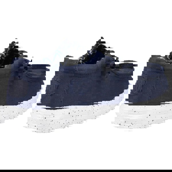 HEYDUDE Men's Wally Canvas Shoe in Navy