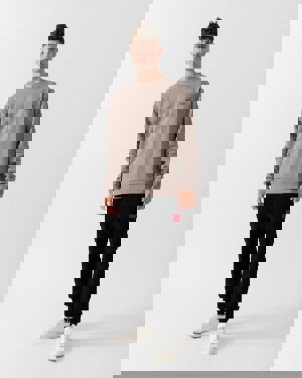 BOSS Green Salbo Mirror Mens Sweatshirt - Light/Pastel Green 334