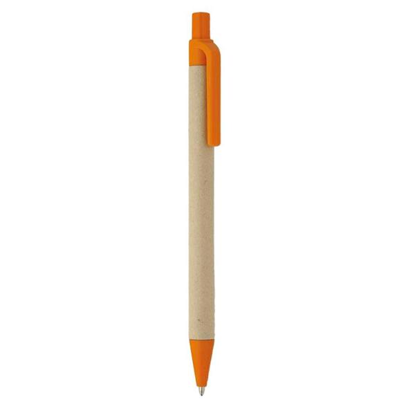 MidOcean Cartoon Paper Ballpoint Pen - Orange - 