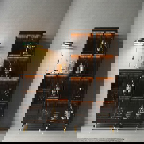 Rit Concept D'Ambrosio Wine Storage With Glass Doors, Cabinet