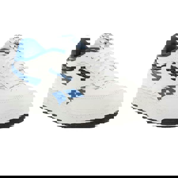 Reebok Childrens/Kids Club C Revenge Leather Trainers - White/Blue/Black - 