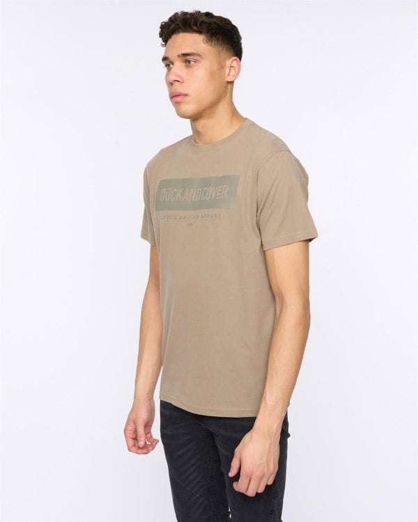 Duck and Cover Chatts T-Shirt - Mocha