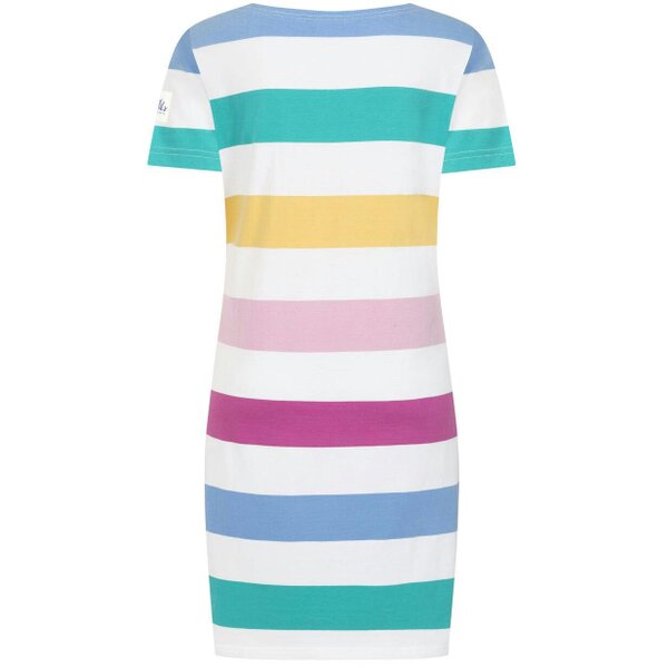 Lazy Jacks LJ115 - Ladies Stripe Breton T-Shirt Dress - Colourful