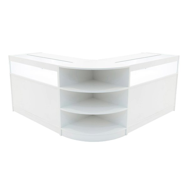 Monstershop Theseus LED Shop Counter Set LM60 & 2 x B1200 - White