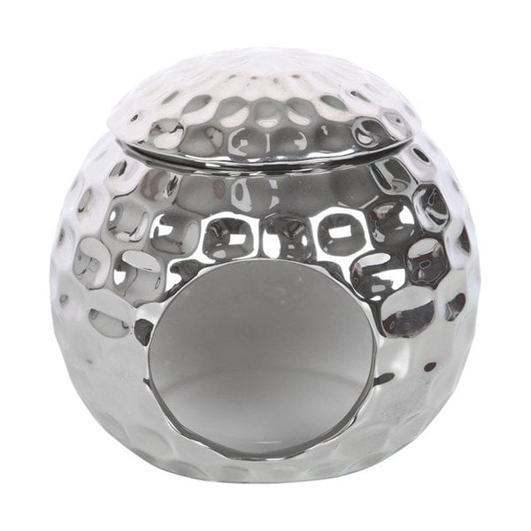 Serano Silver Disco Ball Oil Burner