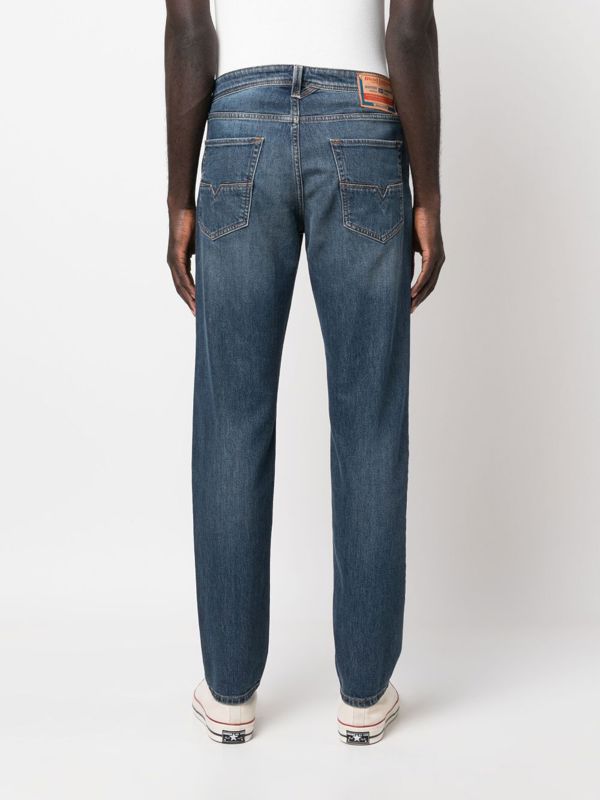 Diesel 1986 Larkee-Beex Washed Straight Leg Jeans - Blue