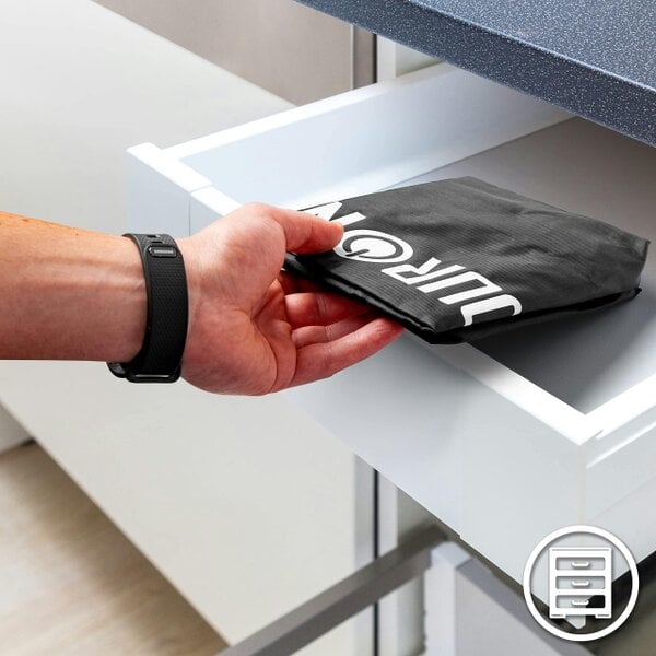 Duronic Fan Dust Cover Black for 12 & 16 Inch Pedestal & Desktop Fans Wipe Clean Cover Only