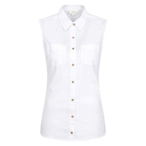 Mountain Warehouse Women's Coconut Sleeveless Shirt - White