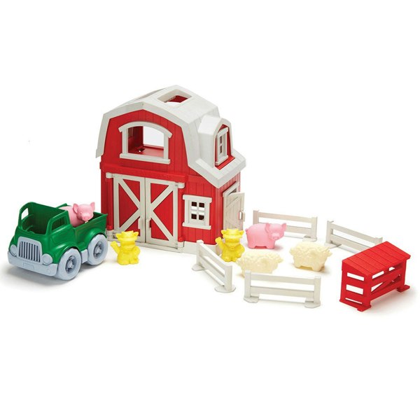 Green Toys GTPFRM1158 Farm Playset