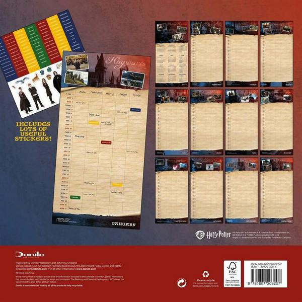Harry Potter Family Organiser 2027, Family Planners, Month To View, Entertainment, Gift