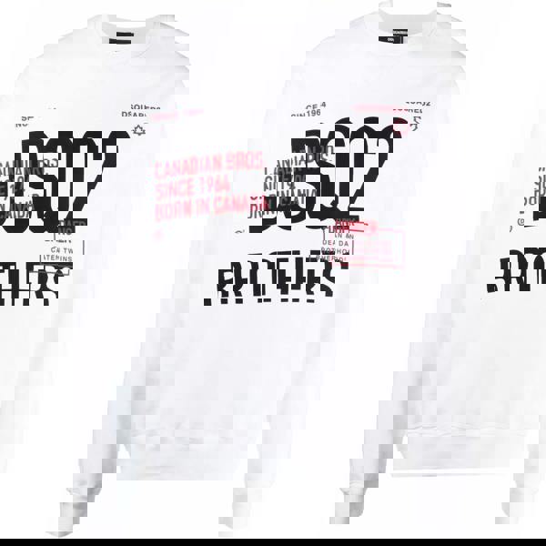 Dsquared DSQ2 Brothers Sweatshirt   in  White