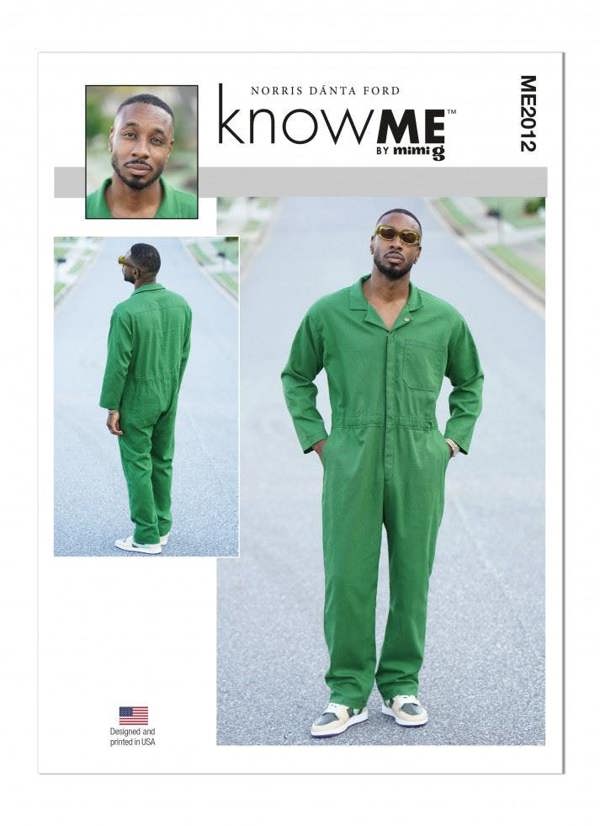 Know Me Sewing Pattern 2012, Jumpsuits for Men, AA (34-36-38-40-42) - Intermediate