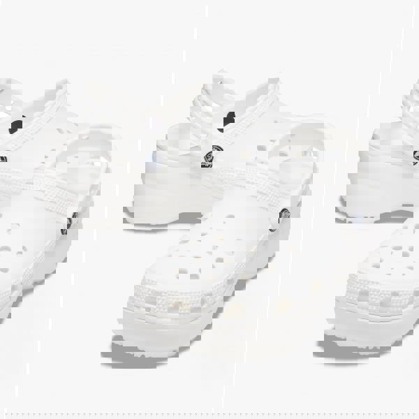 Crocs 206750-100 CLASSIC PLATFORM CLOG Womens Clogs White