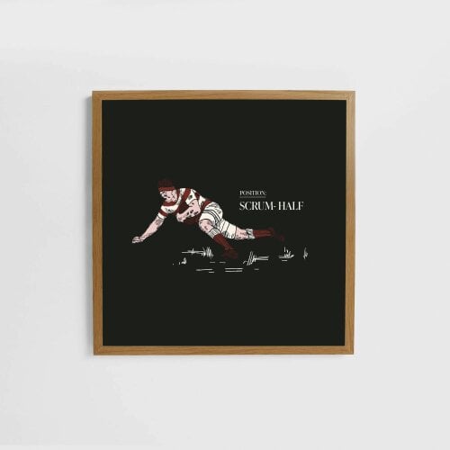Joules The Playmaker 50 X 50 Wood Frame | Green