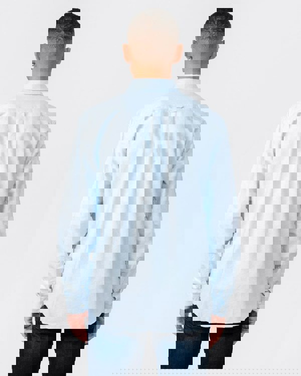 Lacoste Mens Casual Long Sleeve Woven Shirt - Blue F6Z