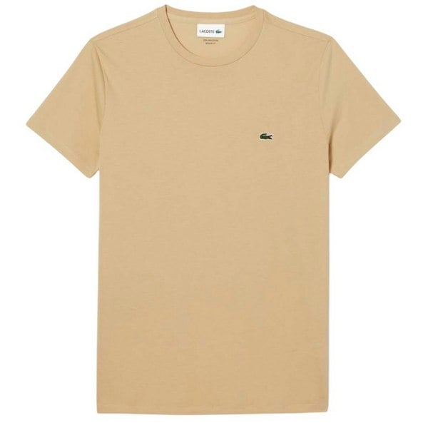 Lacoste Unisex Adult Pima Cotton T-Shirt - Beige