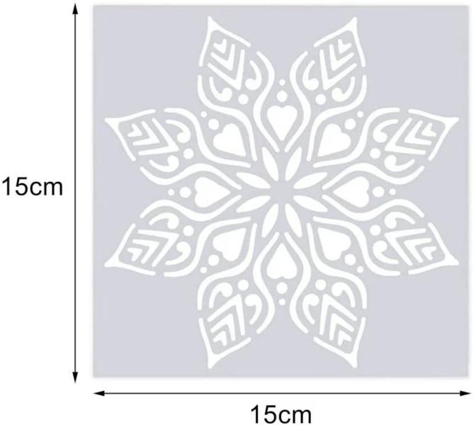 Sourdough By The Sea Stencil Mandala Flower Harvest Patterns Templates Art Craft Set of 16 patterns- Reusable Baking Decoration