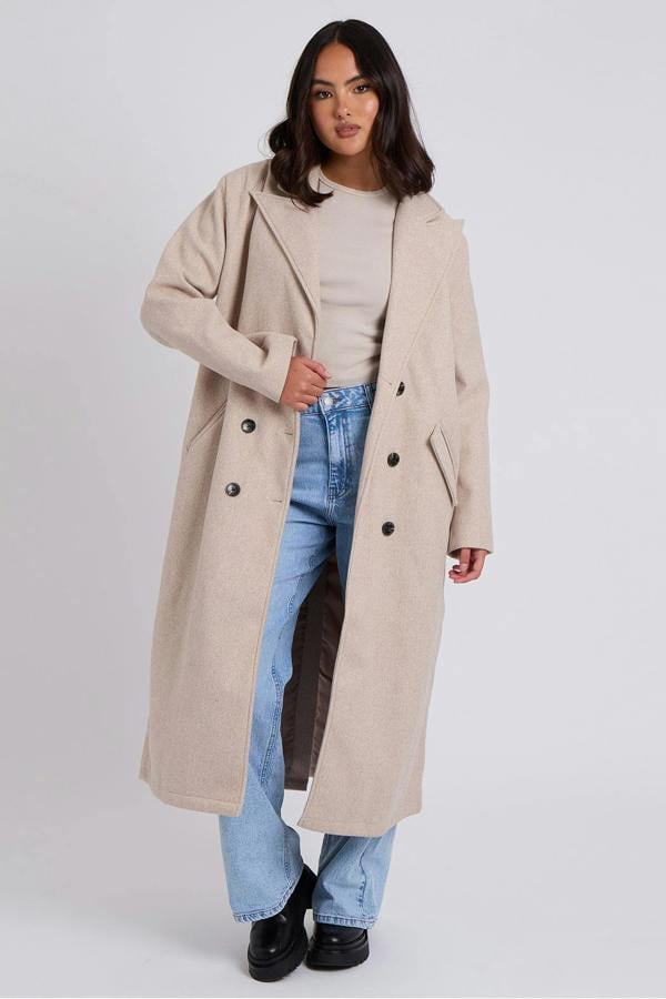 Urban Bliss Oatmeal Formal Coat
