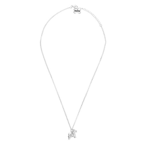 Westie Silver Necklace - Personalised - MYLEE London