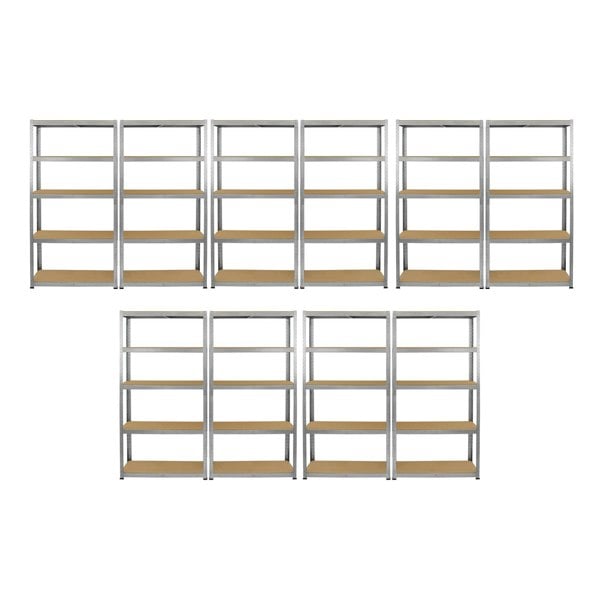 Monster Racking 10 x Galwix Galvanised Steel Shelves, 90cm Wide
