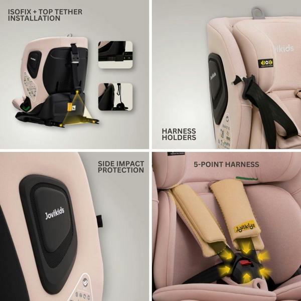 JoviKids Cici TT Car Seat - Rosewood