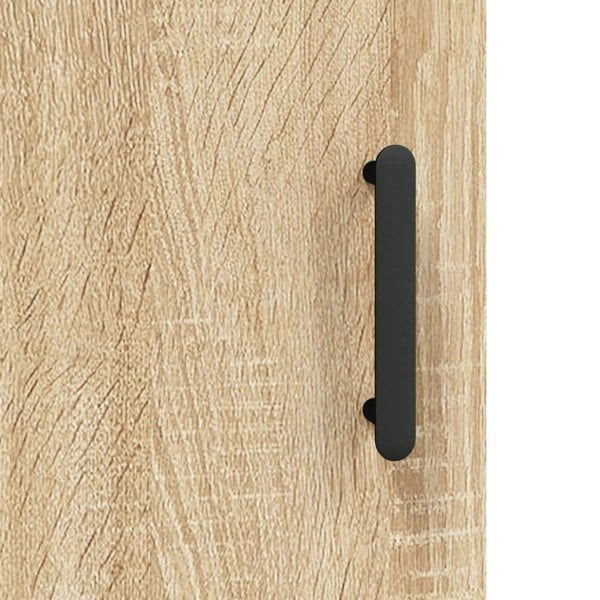 Berkfield Highboard Sonoma Oak 69.5x34x180 cm Engineered Wood