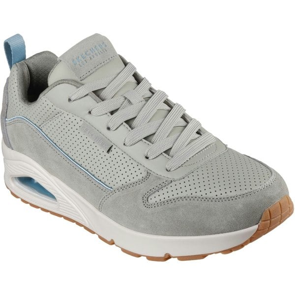 Skechers Uno Stacre 2.0 Leather Men's Sage Trainers