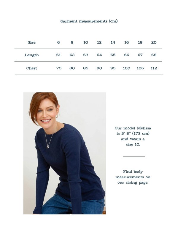 Kite Organic Ashington Boat Neck Jersey Top
