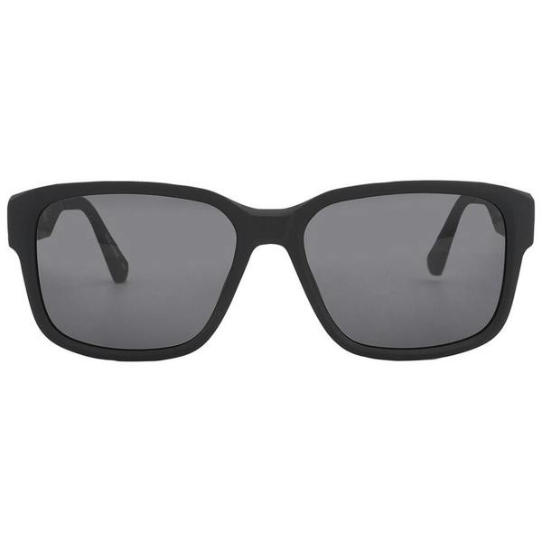 Calvin Klein Mens Rectangular Sunglasses - Black/Grey - 