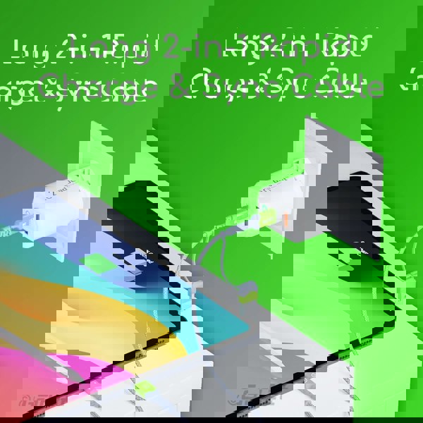 GadJet 2m USB-C to USB-C Cable + USB-A Adapter