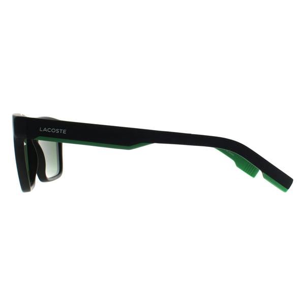 Lacoste Sunglasses L998S 002 Matte Black Green