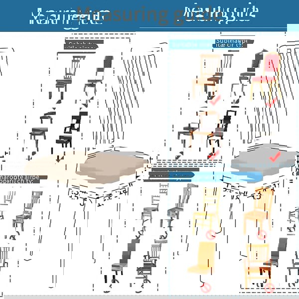 Anyhouz Chair Cover Brown Fur Stretch Seat Cover for Home Dinning Kitchen Washable Removable