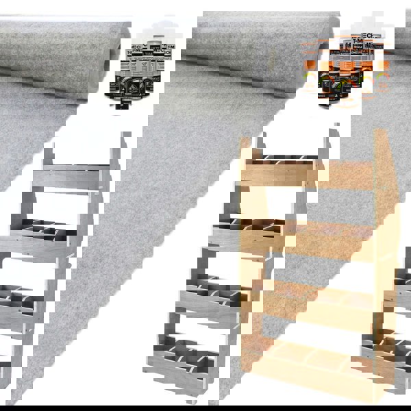 T-mech 11sqm Silver Grey Van Lining & Citroen Berlingo Racking Unit