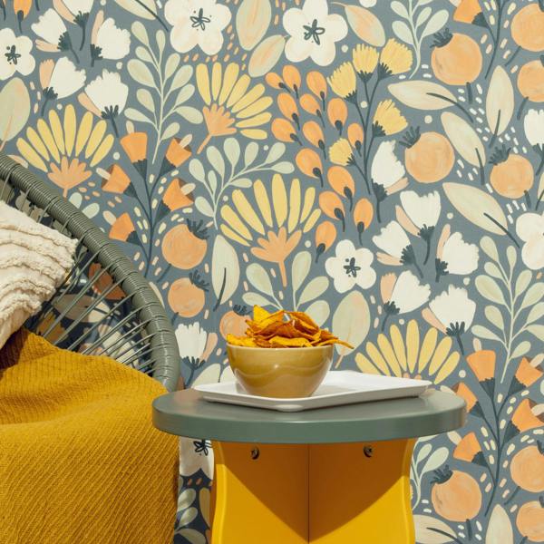 Erismann Jardin Poetry Floral Wallpaper