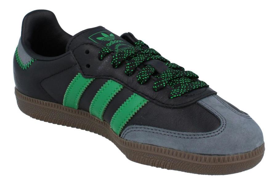 Adidas Originals Samba Og Womens Trainers  IE6520 - Black Green IE6520 - Photo 3