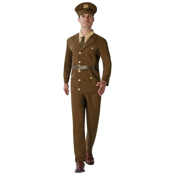 Bristol Novelty Mens WWI Soldier Costume - Green