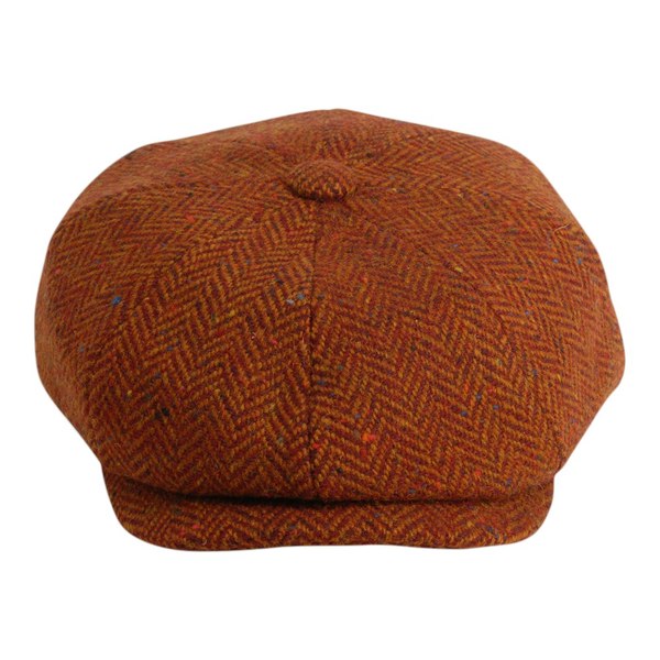 Gamble & Gunn Ardura - Red Button Top Cap Molloy and Sons Irish Donegal Tweed