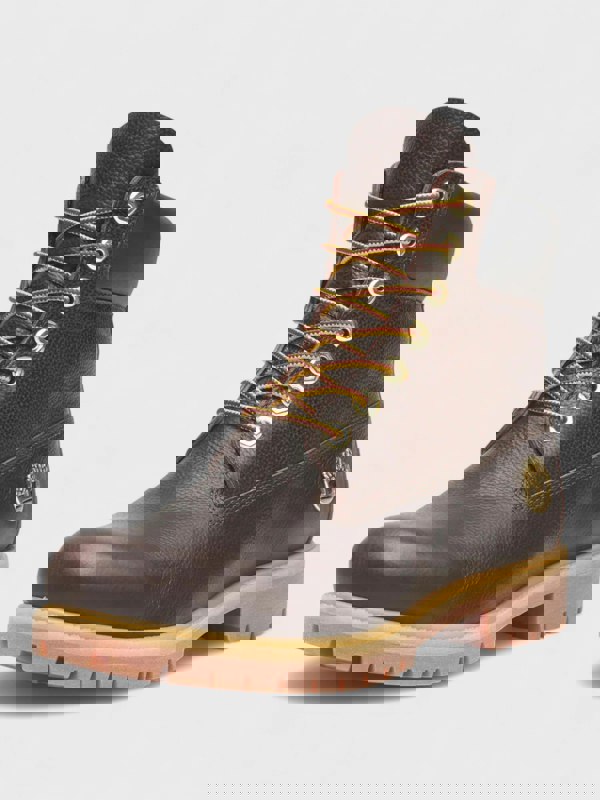 Timberland Premium Espresso Brown 6-Inch Lace Up Boots