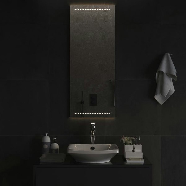 Berkfield LED Bathroom Mirror 40x100 cm