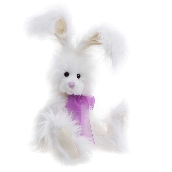 Charlie Bears Nikini - White Plush Bunny Rabbit
